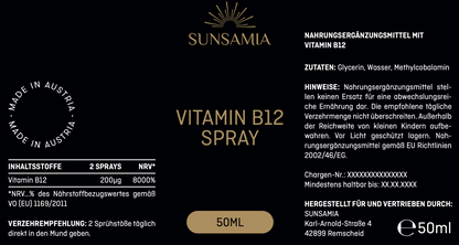 Vitamin B12 Spray - 50ml